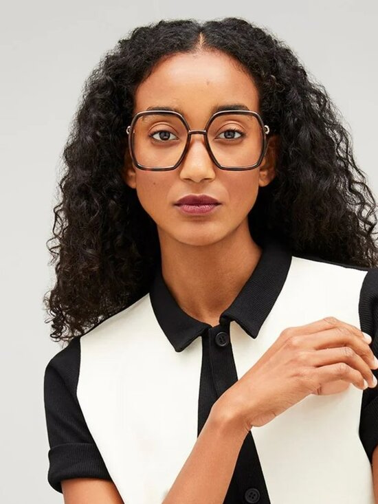 Gucci Women Eyeglasses Havana Square Oversized GG0890O 002 NEW AUTHENTIC main image 7